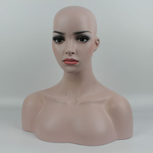 Плюс размер стекловолокно реалистичный манекен женщина манекен грудь головы для парики на шляпы солнцезащитные очки ювелирные изделия дисплей 2024 - купить недорого
