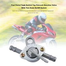 New Fuel Petrol Tank Switch Tap Petcock Gasoline Valve With Two Ends On/Off Switch For Cross-country Motorcycle ATV Moped 2024 - buy cheap