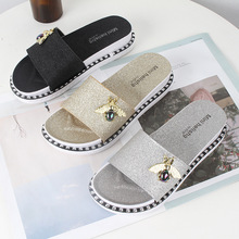 Zapatillas de verano para mujer, sandalias de casa, deslizantes de diseñador, calzado de lujo para interiores y exteriores, zapatillas de playa de verano 2024 - compra barato