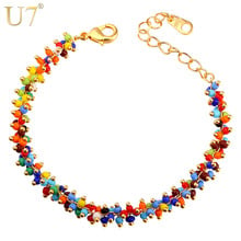 U7 Bead Bracelets For Women Fashion Jewelry Wholesale Colorful Cute Beads Bracelet Lover Gift  H783 2024 - buy cheap