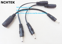 NCHTEK DC 5.5x2.1mm Female to 3.0x1.1mm Male Power Plug Connector Cable 10cm/Free Shipping/10PCS 2024 - buy cheap