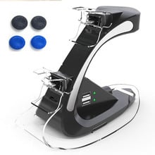 PS4 Dual Controllers Charger Charging Dock Stand Support Holder GT Station For Sony PlayStation 4 PS4 Gamepad PS4 Pro PS4 Slim 2024 - buy cheap