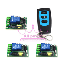 Interruptor de intensidade de luz led, 85v-250v, 110v, rf, 315mhz, 433mhz, controle remoto infravermelho, liga/desliga