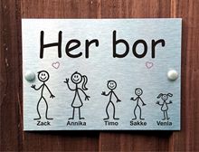 Customize Norwegian Wendy House Plaque Personalised Stick Family Name Or Number Door Sign 2024 - compre barato