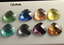 Pedras de strass sem adesivo 16mm, pedras de cristal brilhantes para decoração de vestido diy 2024 - compre barato
