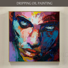 Excellent Artist Hand-painted High Quality Handsome Man Figure Oil Painting on Canvas Hand-painted Francoise Nielly Oil Painting 2024 - buy cheap