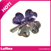100pcs/lot Beautiful flower rhinestone brooch crystal brooch 2024 - buy cheap