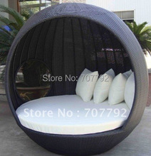 Hot sale SG-12025C Elegant black rattan deck chair furniture 2024 - buy cheap