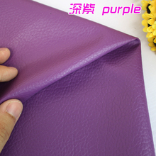 Purple Big Lychee Pattern PU Synthetic Leather Faux Leather Fabric Upholstery Car Interior Sofa Cover  54" Wide Per yard 2024 - buy cheap