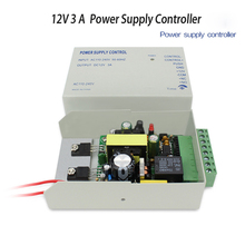 Fonte de alimentação 3a 12v para sistema de controle de acesso por vídeo e interfone para porta elétrica 2024 - compre barato