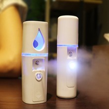 Portable Small Humidifier USB Rechargable Handheld Water Meter Charging Mini Steamed Face Humidifier With/Without Mirror 2024 - buy cheap