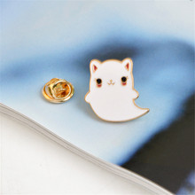 Cute Animal Enamel Cat For Women Large Pins And Brooches Metal Badge Pin 2024 - buy cheap