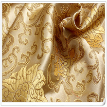 Honor-tela de flores tejido Damasco brocado de Jacquard, tela para disfraces, mobiliario, cortina, Material de ropa DIY por metro 2024 - compra barato