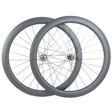 700c Raod bicycle wheels 50mm tubular 23/25mm disc brake cyclocross road disc wheels carbon disc wheel Central lock powerwayCT31 2024 - buy cheap