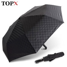 Paraguas plegable totalmente automático para hombre y mujer, sombrilla resistente a la lluvia, al viento, al aire libre, 120cm 2024 - compra barato