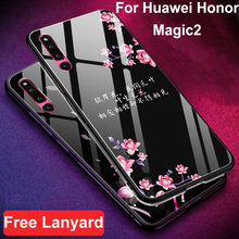 Чехол для Huawei Honor Magic2 из закаленного стекла, Жесткий Чехол для Honor Magic 2, чехол для Honormagic2 + Мягкий силиконовый бампер 2024 - купить недорого