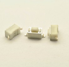 Micro interruptor 3*6*5mm, botão 2 pinos, vertical, sem bloqueio, interruptor de controle remoto, 400 peças