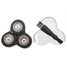 Cabeças de barbear de substituição para philips, rq1250 rq1260 rq1280 rq1290 rq1050 rq1060 rq11 rq1150 rq1151 rq1155 rq1160 com capa 2024 - compre barato