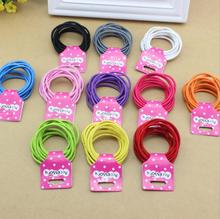 10 Pcs/lot Black Red Blue Rubber Band hair Ties Gum Hair Accessories Ponytail  Holder High Elastic Hair Bands For Girls Women 2024 - buy cheap