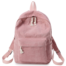 women's Backpack schoolbag women school backpack bags corduroy backpack teenage backpacks for girls feminine Shoulder bag 133 2024 - buy cheap