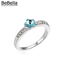 BeBella plum blossom flower crystal ring for finger with Crystals from Swarovski Elements for women girls fashion jewelry 2024 - buy cheap