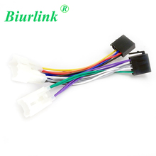 Escrivanlink-adaptador de cabo de cablagem iso, para toyota fixcruiser mr2 rav4 highlander i9is yaris camry lexus scion 2024 - compre barato