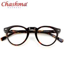 Acetate Optical Glasses Frame Women Vintage Round Myopia Prescription Eyeglasses Men Retro Spectacles Eyewear Oculos 2024 - buy cheap