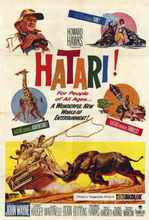 HATARI Movie John Wayne Elsa Martinelli Red Buttons Hardy Kruger SILK POSTER Wall painting 2024 - buy cheap