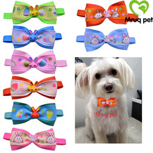 60pcs/Lot  Cute Pet Puppy Dog Cat Bow Ties Adjustable Easter Rabbit/Bunny Patterns Dog Bowties Dog Accessories Pet Supplies 2024 - buy cheap