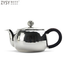 High grade 999Silver made Tea Kettle Kung Fu Tea gift for family and friends kitchen office tea set 2024 - buy cheap
