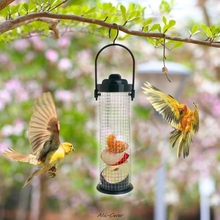 Bird Feeder Outdoor Hanging Mesh Feeding Portable Wild Birds Plastic Supplies Products Park Garden Tree Container 2024 - buy cheap