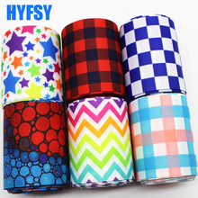 hyfsy 10081 75mm Plaid ribbon 10 yards DIY gift wrapping headdress material Grosgrain ribbons 2024 - buy cheap