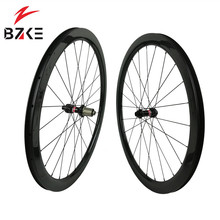 carbon road wheels disc 700c cyclocross road carbon wheelset hookless 45mm deep 29mm width gravel wheelset tubeless center lock 2024 - buy cheap