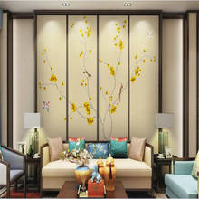 beibehang Custom mural hand-painted new Chinese brushwork flowers and birds money tree blossom home decor wallpaperphoto 2024 - buy cheap