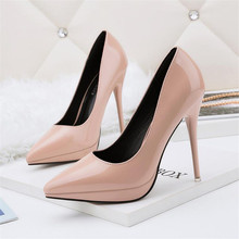Женская обувь; брендовые осенние женские туфли-лодочки на высоком каблуке; вечерние туфли для работы; офисные женские модельные туфли с острым носком; женские туфли-лодочки 2024 - купить недорого