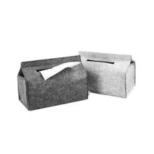 Felt Tissue Box Paper Towel Case Living Room Desk Car Napkin Household Pumping Container Storage Trays Holder Home Office Decor 2024 - buy cheap