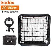 Godox-caixa de celular de 80cm x 80cm com suporte tipo grade + bolsa de transporte + bolsa de transporte para estúdio de fotografia speedlite flash 80*80 2024 - compre barato