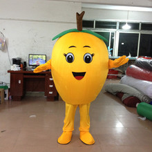 Loquat Mascot Costume Fruit Cartoon Apparel Halloween Birthday Cosplay Adult Size Adult Mascot Costume Fruit Mascot 2024 - compre barato