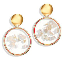 2019 Korean Real Shell Conch Drop Earrings Round Earrings for Women Dangle Earrings Wedding Jewelry 2024 - buy cheap