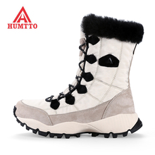 Humtto Real Hiking Shoes Mulher Escalada Women Winter Snow Boots Shoes Keep Warm Outdoor Trekking Hiking Ladies Climbing 2024 - buy cheap