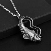 dongsheng Movie Jewelry Game of Thrones House Tully Necklace Fish Sigil Series Alloy Pendent Necklace a song of Ice and Fire 2024 - buy cheap
