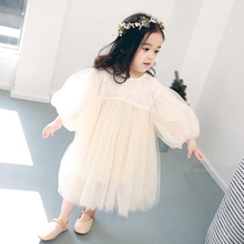 2022 Spring Autumn Kids Party Birthday Wedding Dresses For Girls Children Princess Dress Baby Toddler Girl Clothes 2024 - buy cheap
