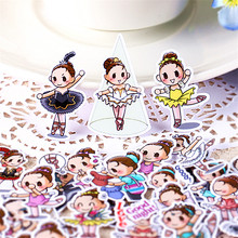 40 pcs Ballet girl dancing everyday Sticker for Kid DIY Laptop Suitcase Skateboard Moto phone Car Toy Scrapbooking Stickers 2024 - buy cheap