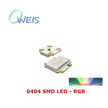50 PCS de 0404 RGB SMD LED emissores de luz contas de luz diodo 1006 MM RGB0404 ânodo comum (vermelho verde azul cores cheias) FRETE GRÁTIS 2024 - compre barato