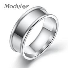 Modyle титановое модное простое женское кольцо из нержавеющей стали серебряного цвета 316L кольца из нержавеющей стали для женщин 2024 - купить недорого