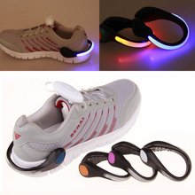 LED Shoe Lighting Warning Light Safety Night Running Shoe Luminous Shoe Clip With Bicycle Rechargeable Battery Lamp 2024 - buy cheap