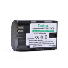Tectra-bateria para câmera canon eos 5d 5d2 5ds r, mark ii 2 iii 3 6d 60d 60da 7d 7d2 70d 80d, etc. 2024 - compre barato