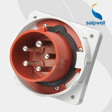 125A 400V 5P (3P+N+E) connector industrial waterproof socket wall mounted Splash Proof IP67 EN / IEC 60309-2 type SP1983 2024 - buy cheap