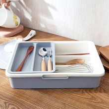 3Pcs/set Kitchen Storage Containers Box Case For Knives Forks Spoon Chopsticks Multifunctional Home Plastic Container 2024 - buy cheap