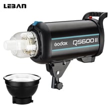Студийный светильник GODOX QS600II GN76 со встроенной беспроводной системой Godox 2,4G, стробоскоп для профессиональных студийных фотографов 2024 - купить недорого